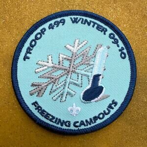 Boy Scouts of America Troop 499 Winter 2009-2010 Winter Campouts Patch
